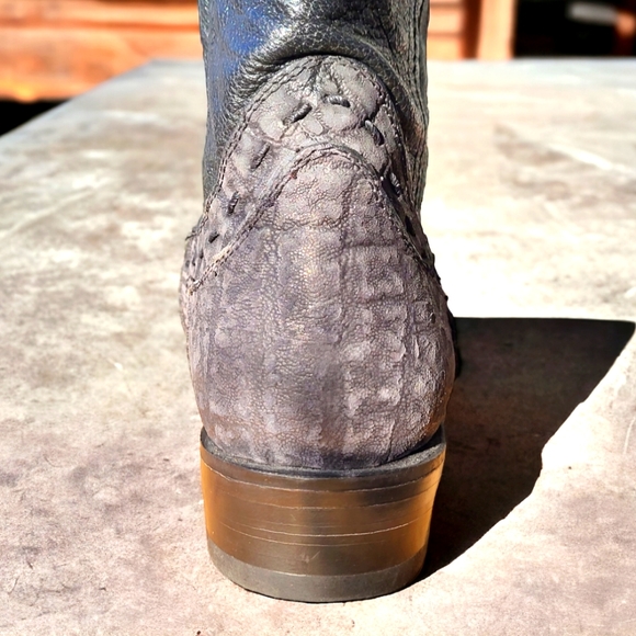 JE-VER real leather Cowboy boots Mexico Size 27.5, US Men's size 9/Woman's 10.5. - Picture 7 of 12